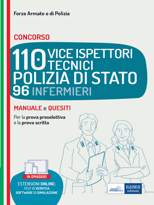 Title details for Concorso 110 vice ispettori tecnici Polizia di Stato, 96 infermieri by Autori Vari - Wait list